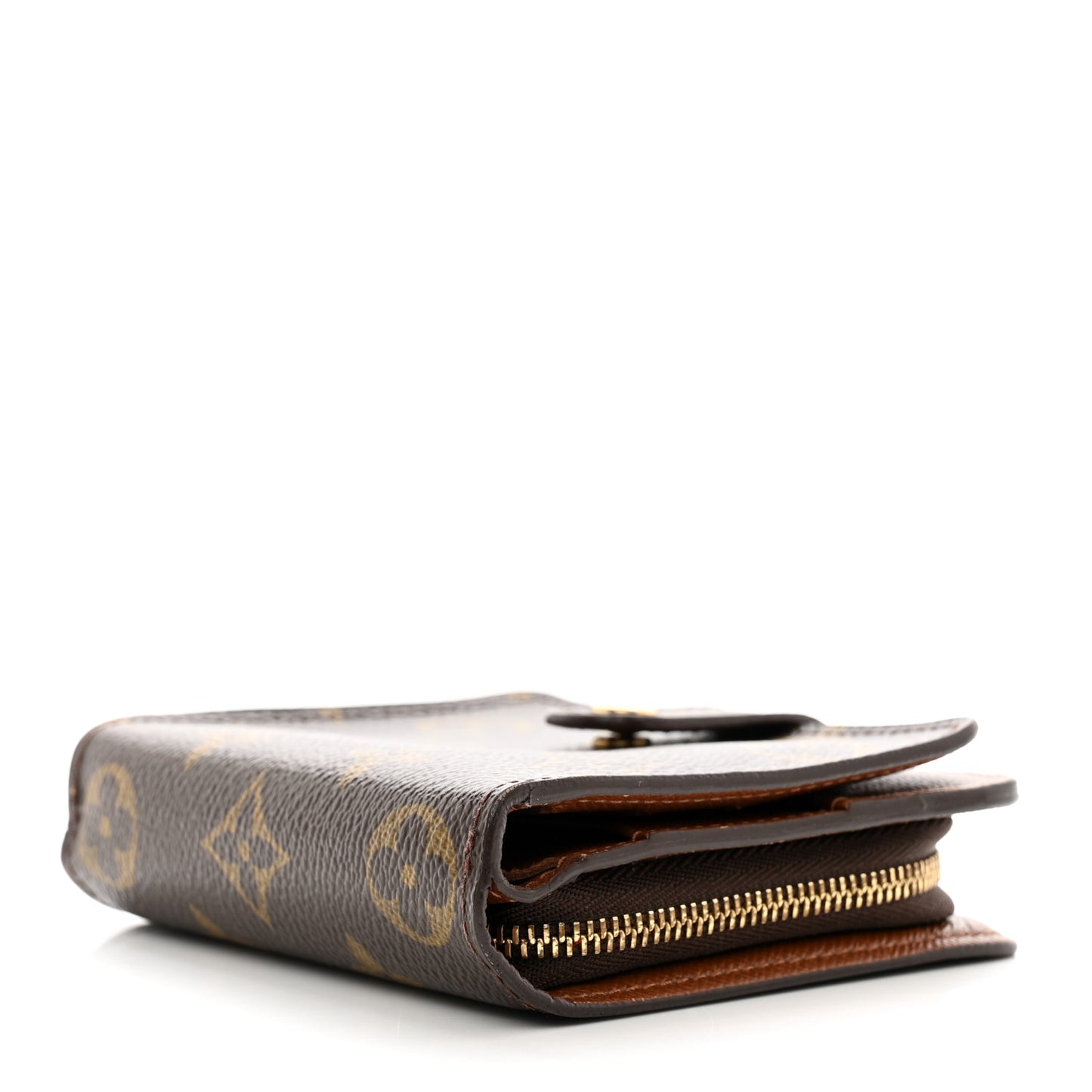 LOUIS VUITTON Monogram Compact Zippe Zipped Wallet
