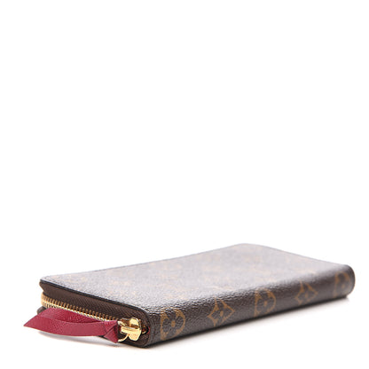 Louis Vuitton Monogram Clemence Wallet Fuchsia 3 of 6