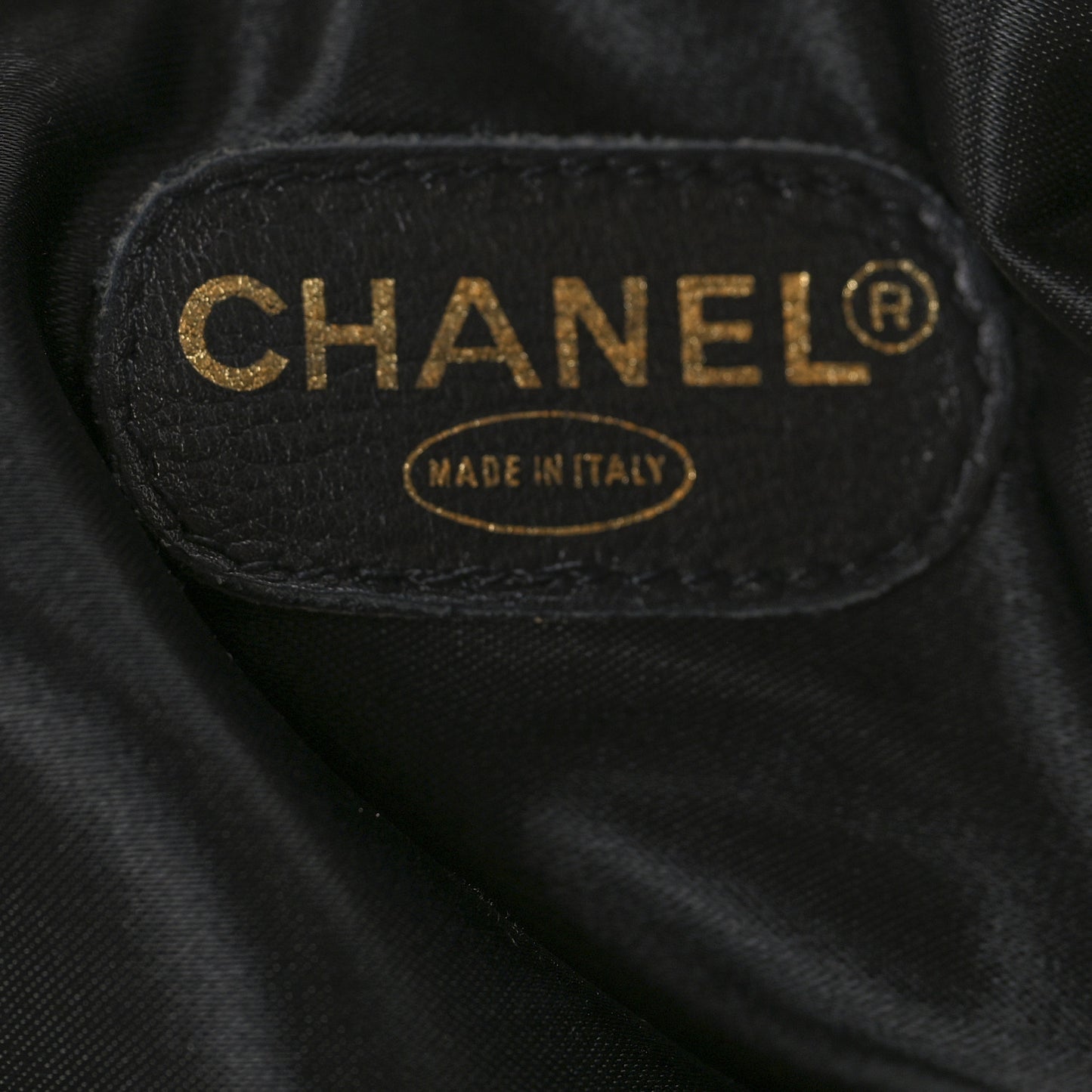 Lambskin CC Shoulder Bag Black