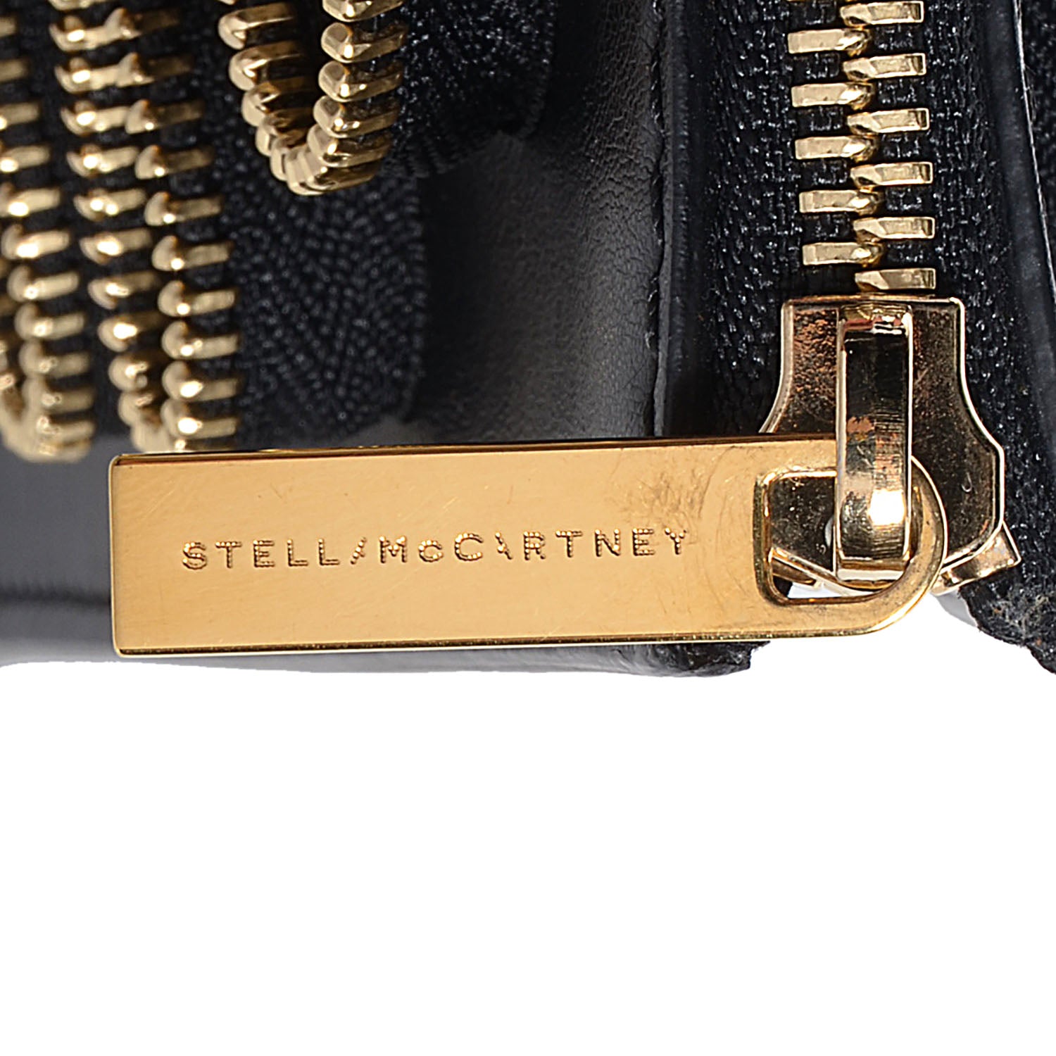 Stella McCartney Faux Nappa Cavendish Zipper Clutch Black 9 of 9
