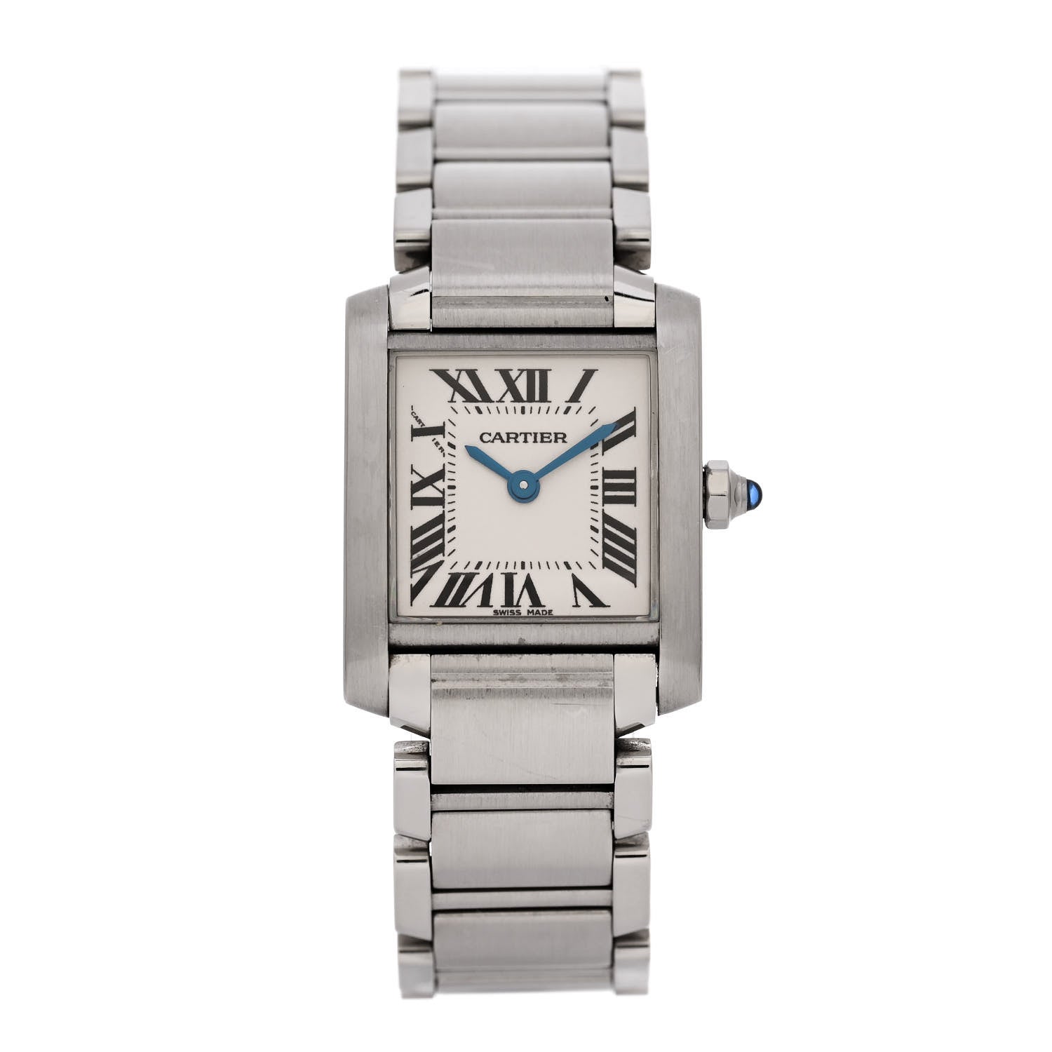 Cartier Stainless Steel 20mm Tank Francaise Quartz Watch 1 of 5