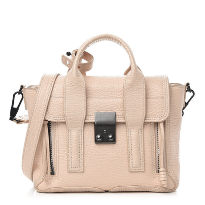 3.1 Phillip Lim 3.1 Textured Calfskin Mini Pashli Satchel Blush 1 of 13
