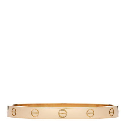 Cartier 18K Yellow Gold LOVE Bracelet 17 2 of 9
