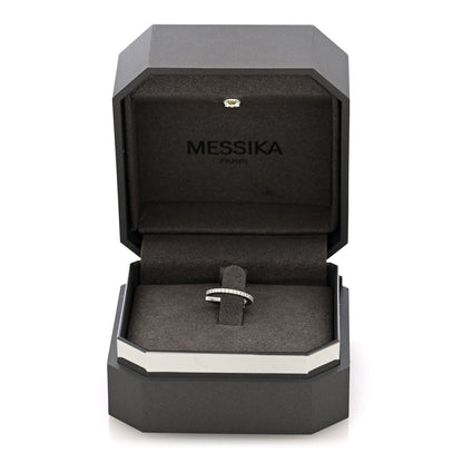 Messika 18K White Gold Diamond Gatsby Mono Clip Single Ear Cuff Earring 4 of 4