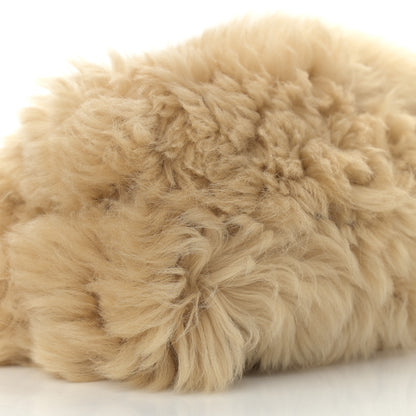 Bottega Veneta Shearling Lambskin The Pouch Chain Porridge 9 of 10