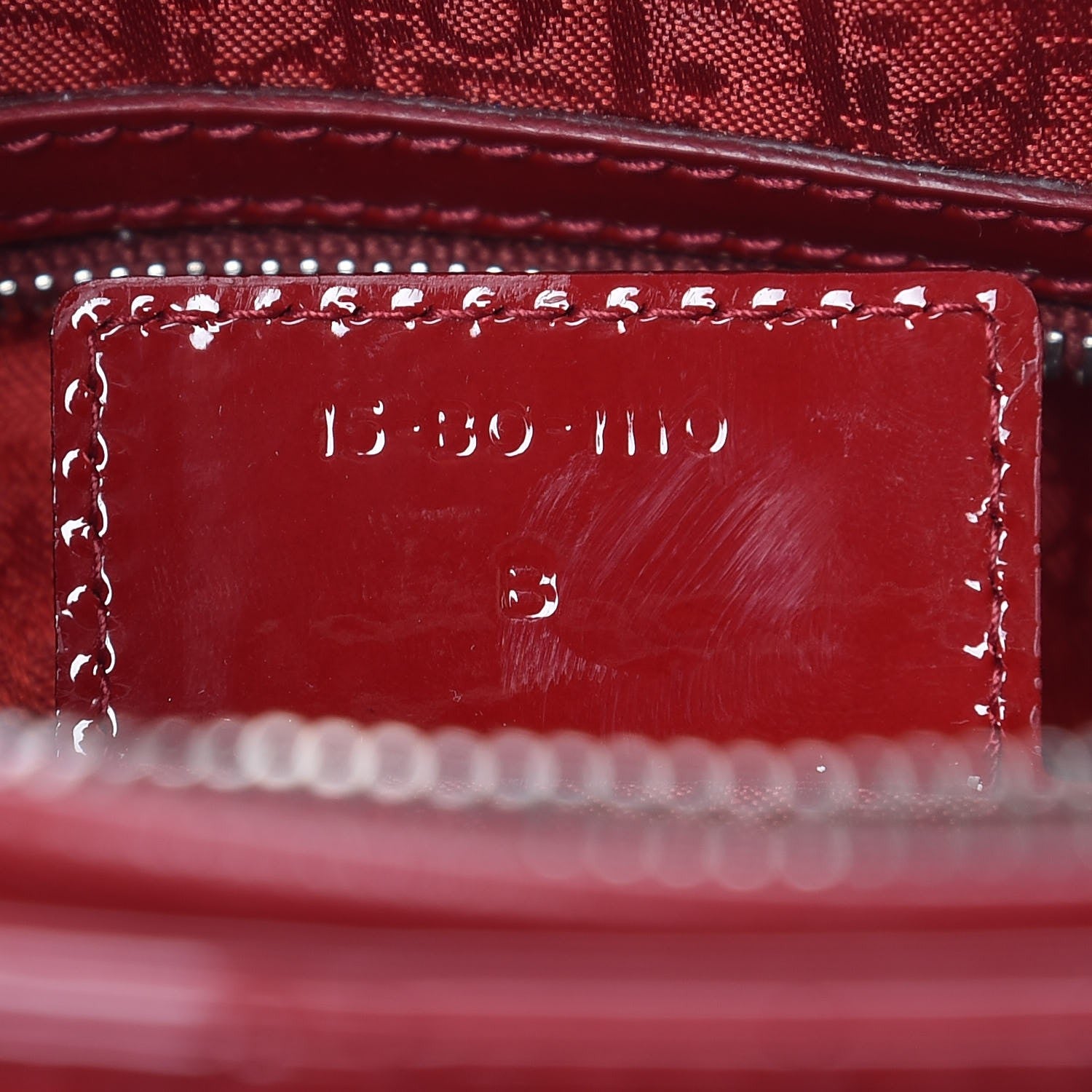 Christian Dior Patent Cannage Large Lady Dior Red 8 of 8