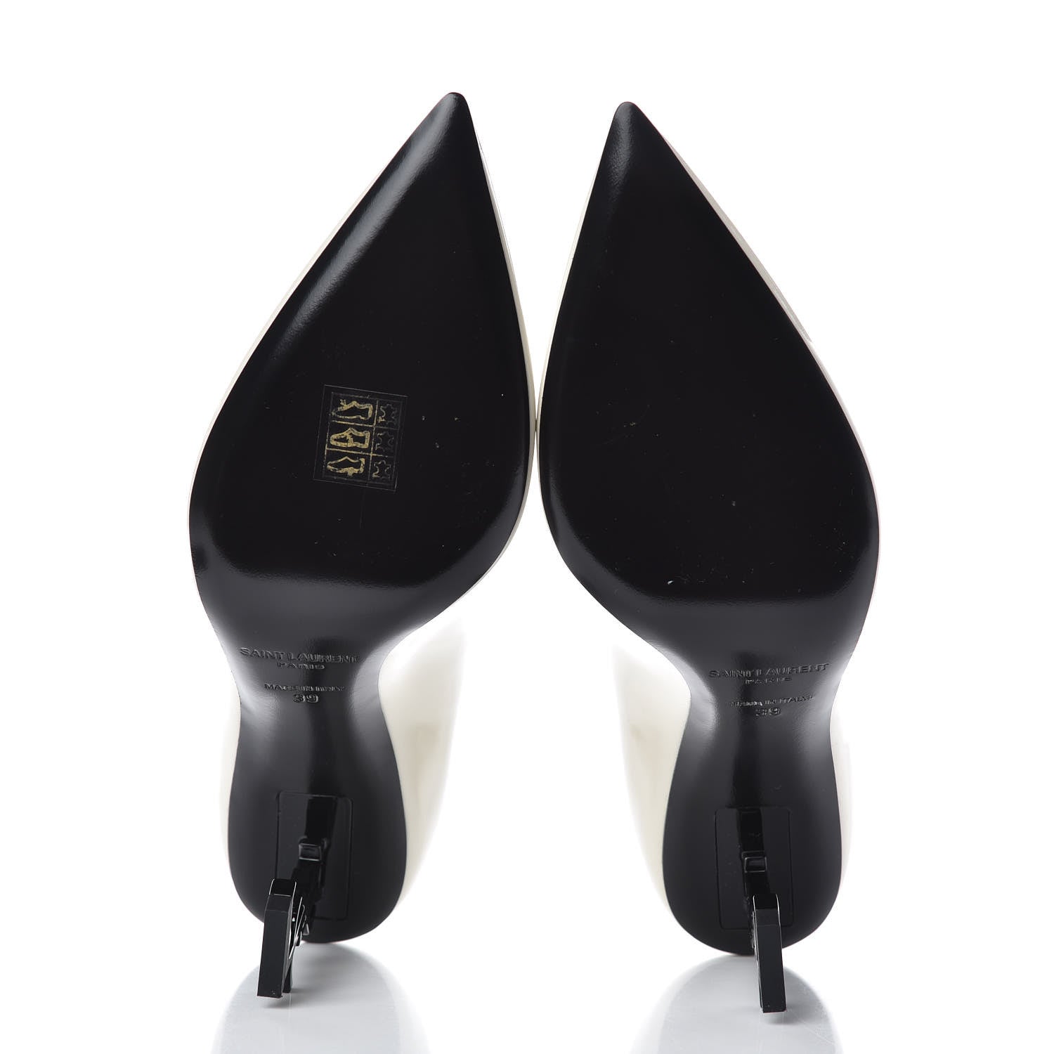 Saint Laurent Patent Opyum 85 Pumps 39 Neutro 5 of 10