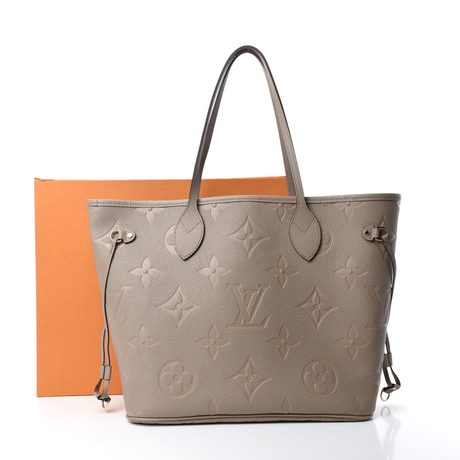 Louis Vuitton Empreinte Monogram Giant Neverfull MM Tourterelle 12 of 12