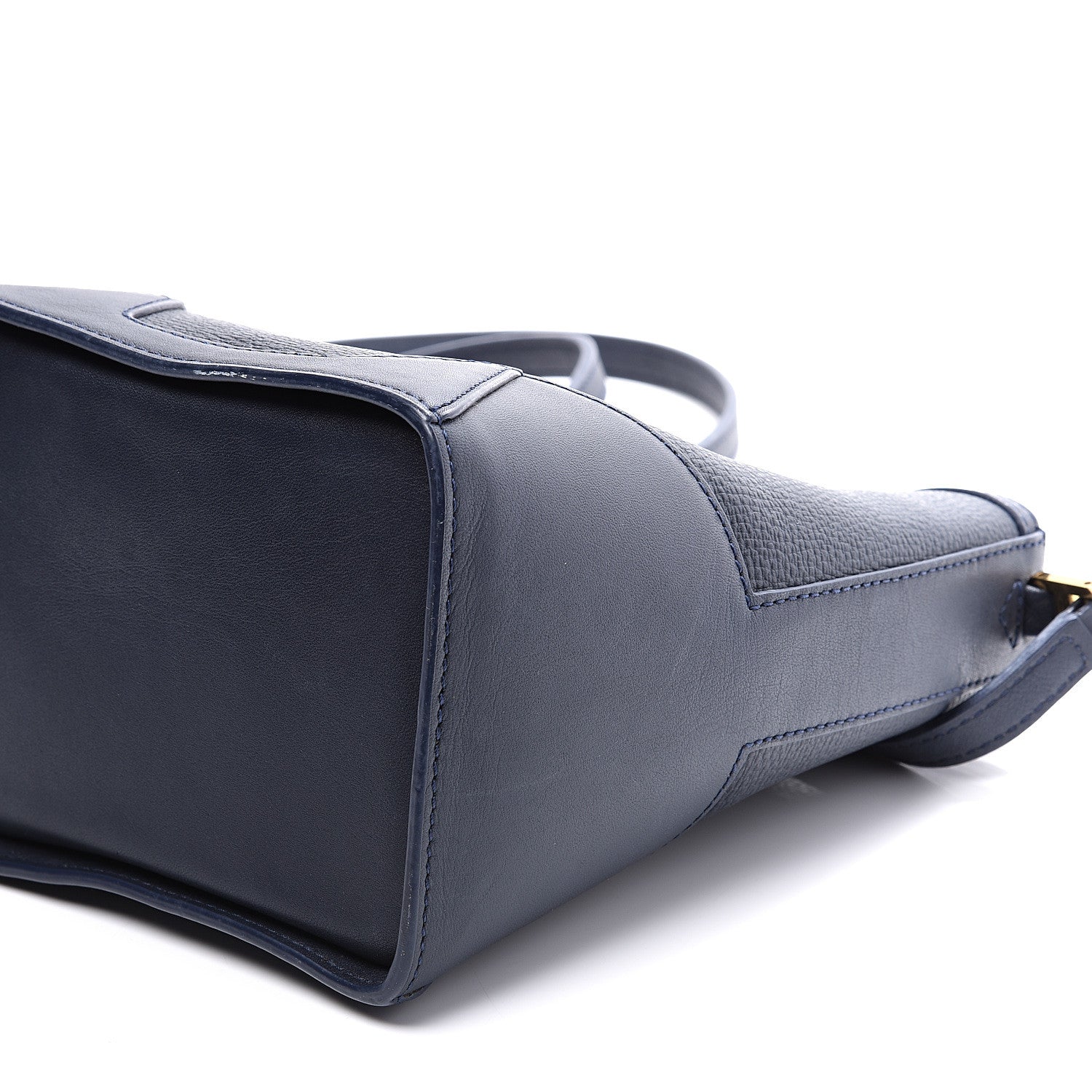 MCM Calfskin Mini Claudia Crossbody Bag True Navy 8 of 9