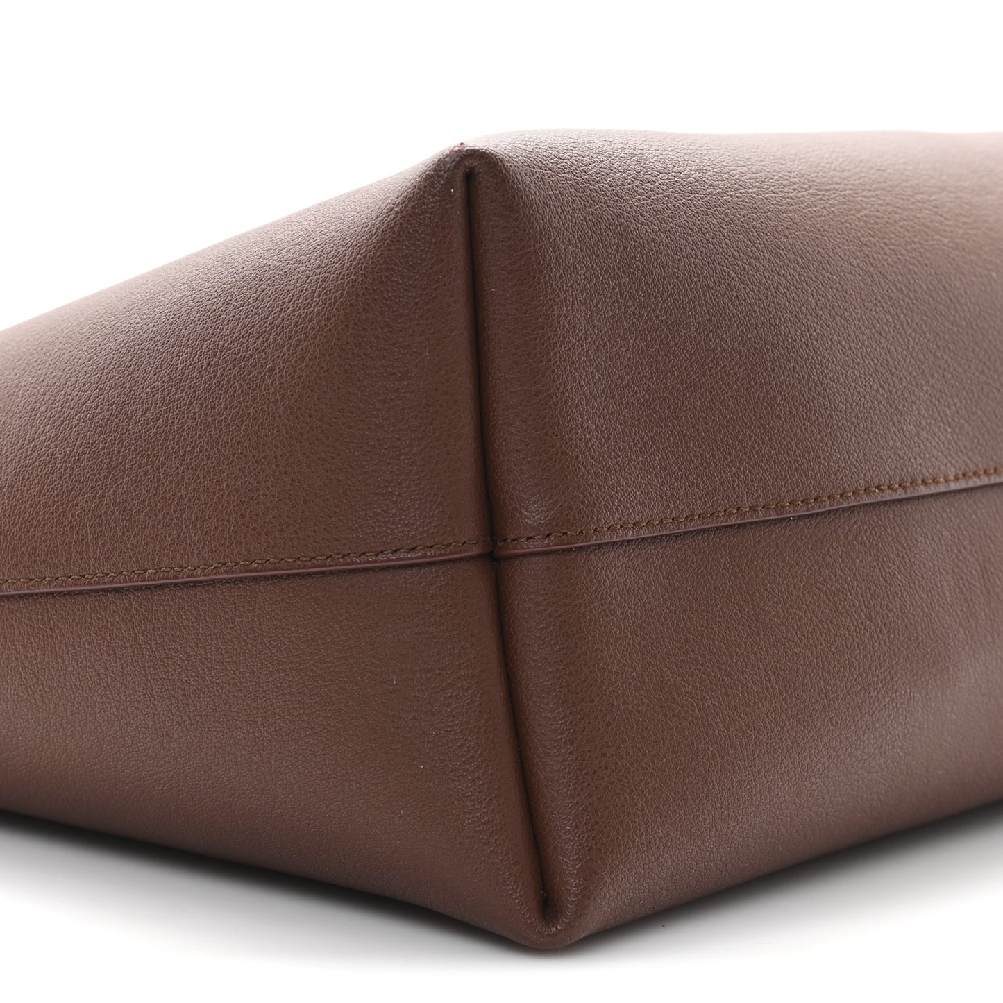 Calfskin Large Shopping Tote Brandy