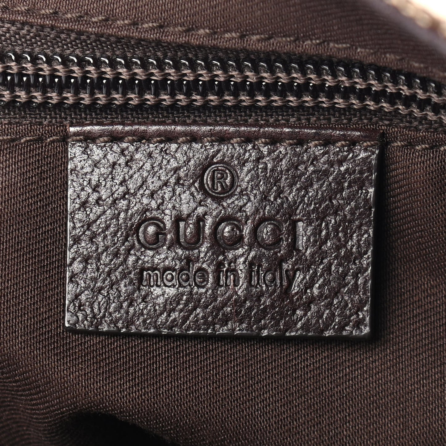Monogram Web Medium Double Pocket Messenger Bag Dark Brown