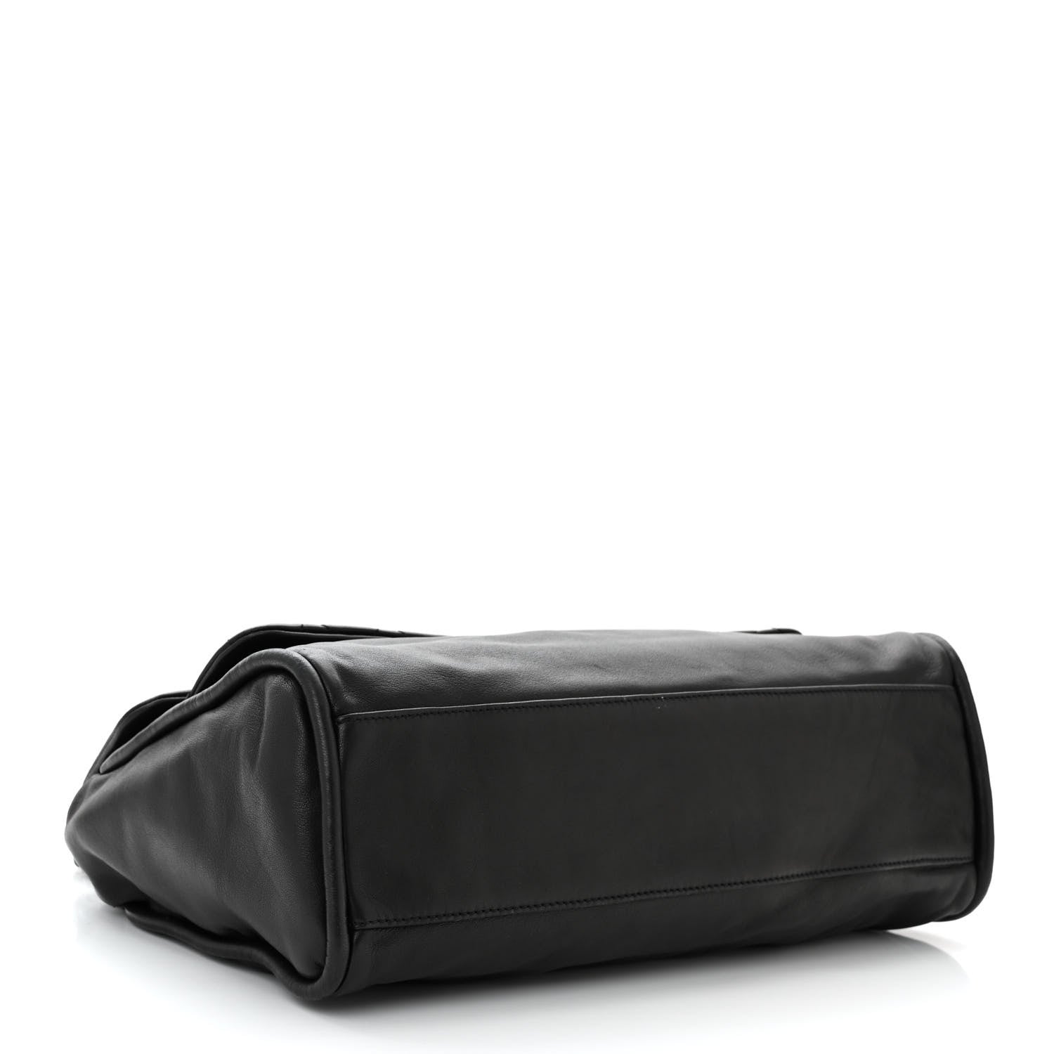 Chanel Lambskin Quilted Large Mademoiselle Double Flap Black 4 of 11