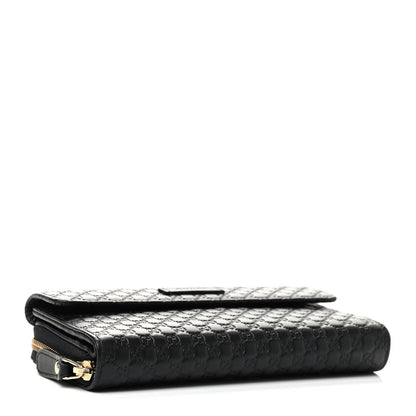 Gucci Soft Microguccissima Continental Zip Wallet Black 4 of 8