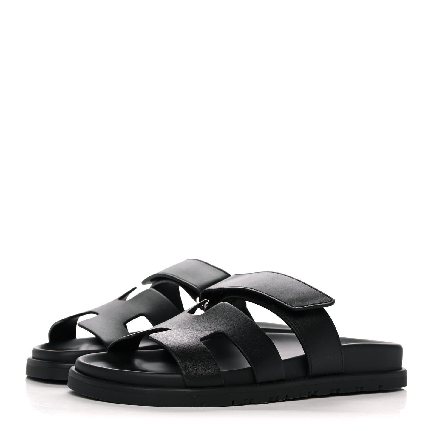 Calfskin Womens Chypre Sandals 35 Black