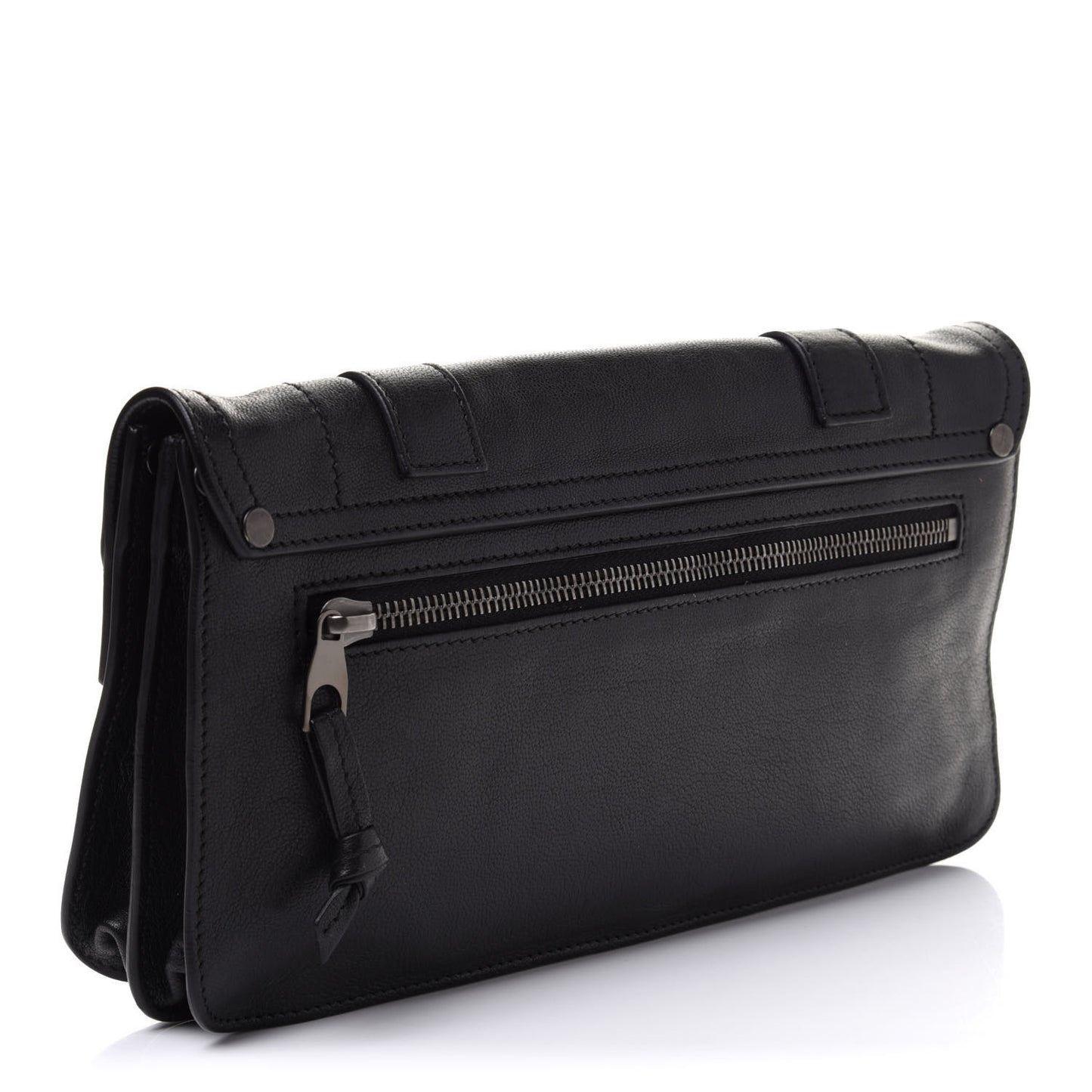 Lambskin PS1 Pochette Clutch Black