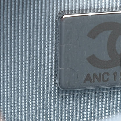 Chanel Iridescent Calfskin Quilted Wallet On Chain WOC Light Blue 8 of 10