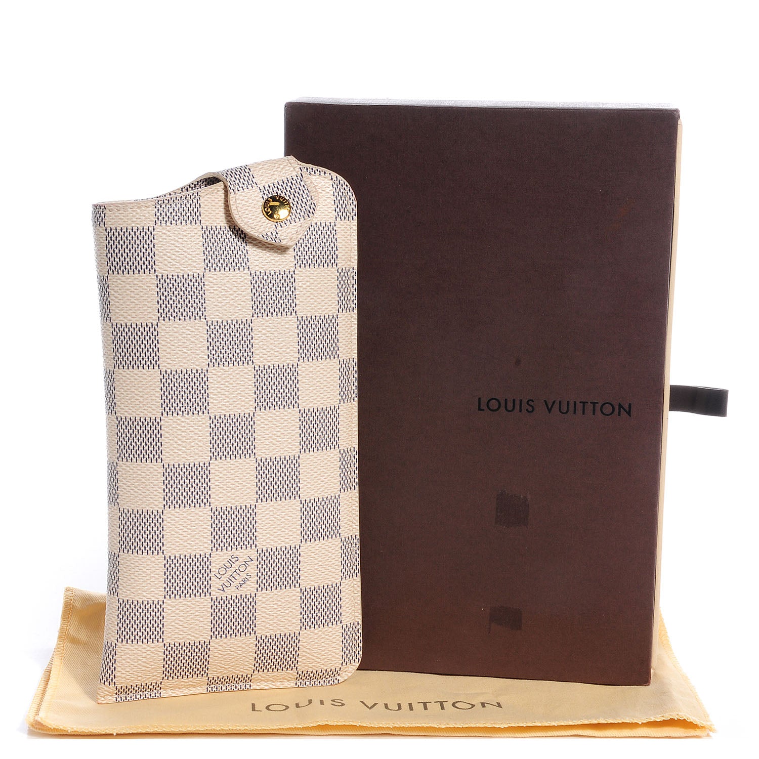 Louis Vuitton Damier Azur Sunglass Case MM 7 of 7