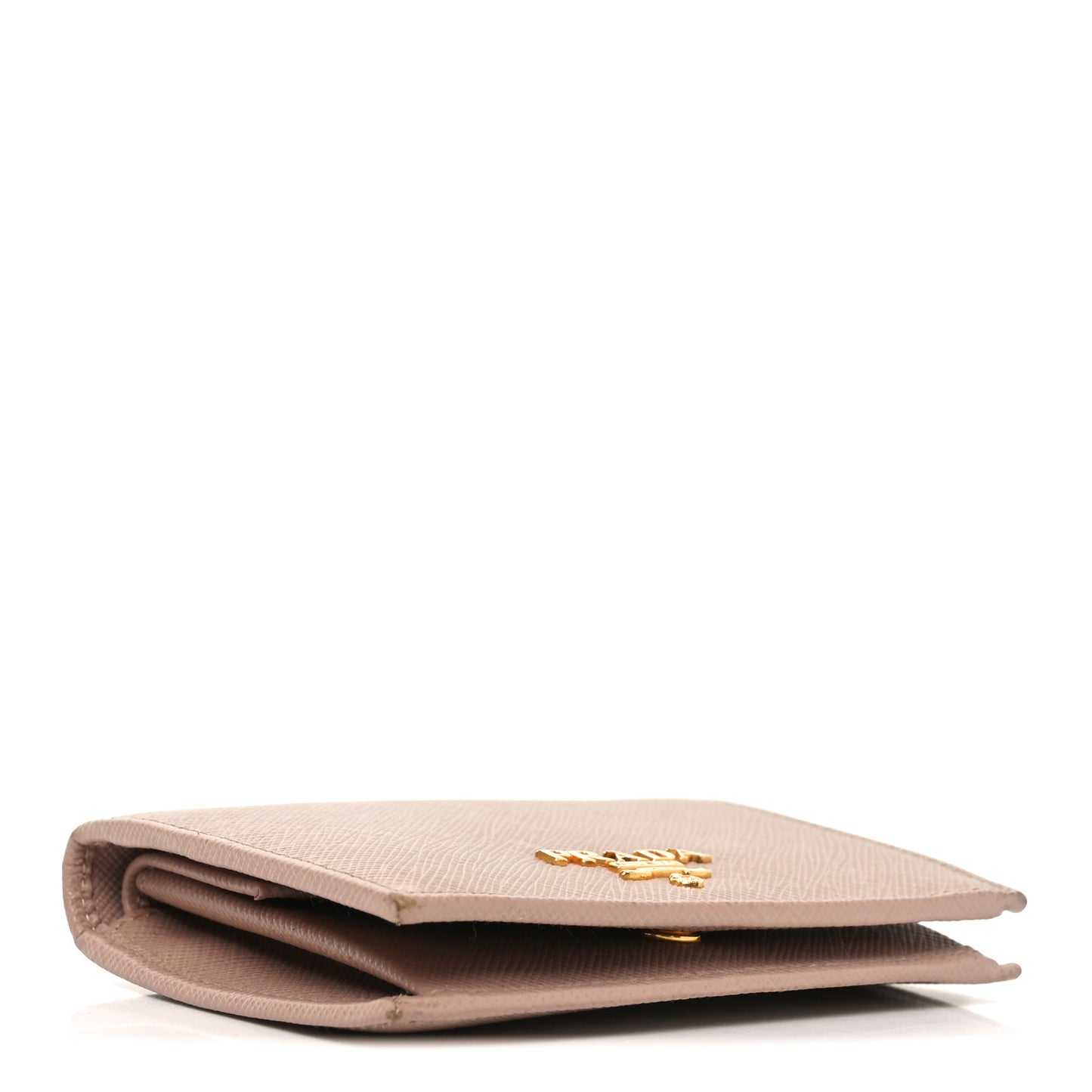 Saffiano Metal Bi-Fold Wallet Cammeo