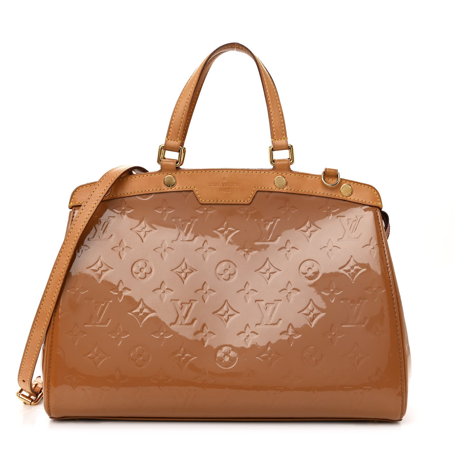 Louis Vuitton Vernis Brea MM Rose Velours 1 of 14