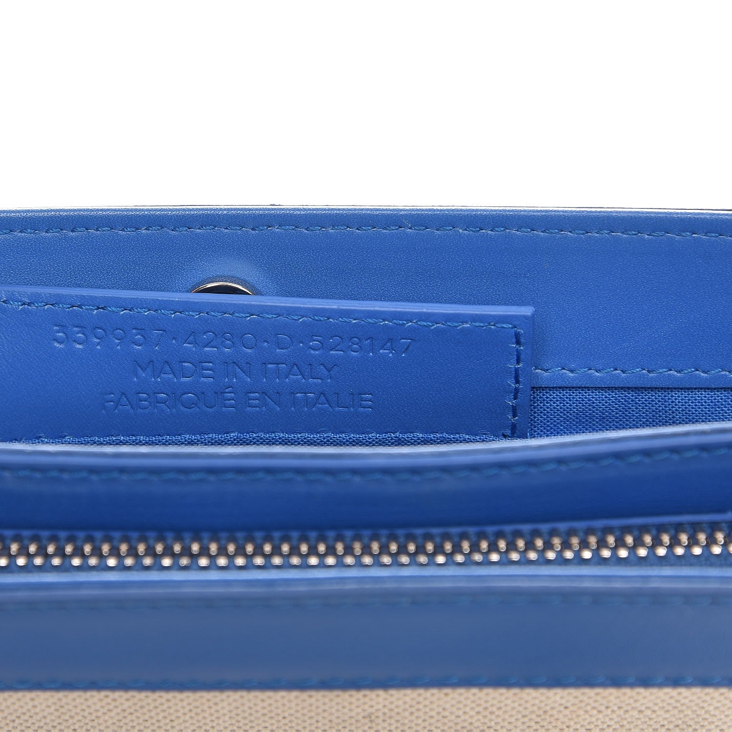 Balenciaga Cotton Canvas Pochette Crossbody Bag Bleu Pacifique 7 of 7