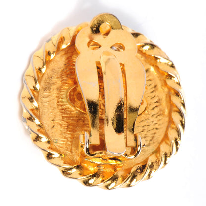 Chanel Pearl Clip On Earrings Gold 3 of 4
