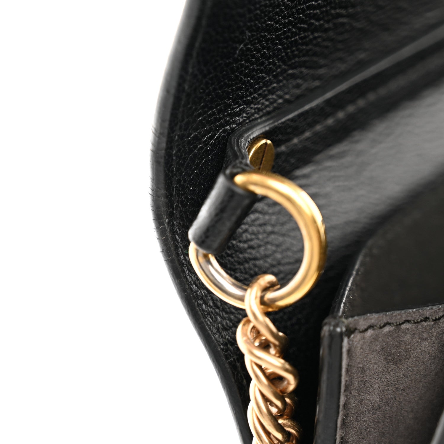 Givenchy Goatskin Suede Small GV3 Shoulder Bag Black 11 of 13