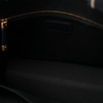 Christian Dior Oblique Calfskin Medium Book Tote With Strap Blue Multicolor 5 of 14