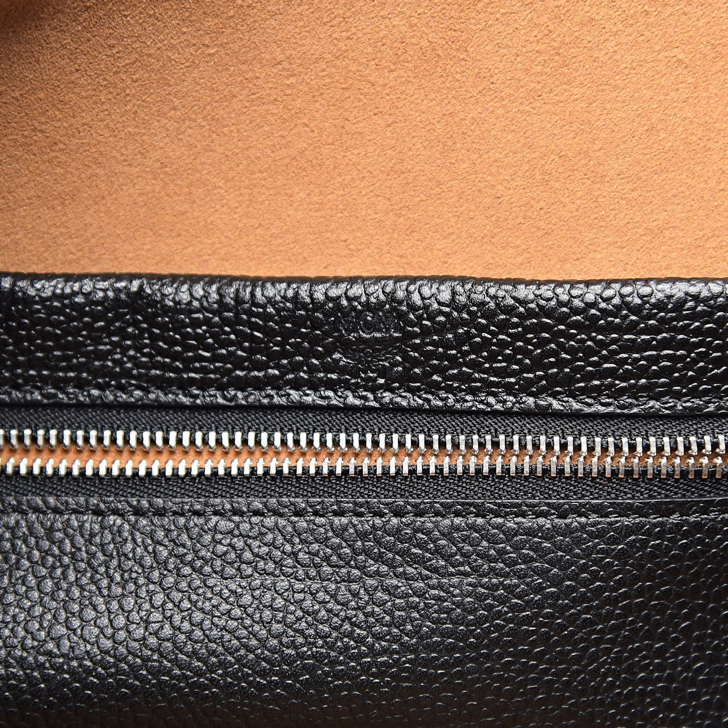 Grained Calfskin Large Ella Boston Black