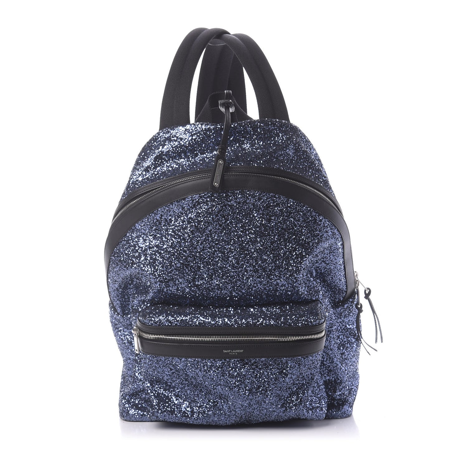 Glitter Canvas City Backpack Blue