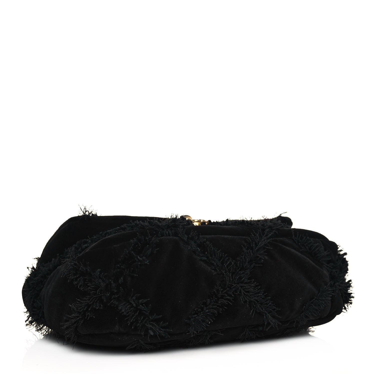 Chanel Cotton Canvas Quilted Medium Chanel 19 Flap Black 4 of 11