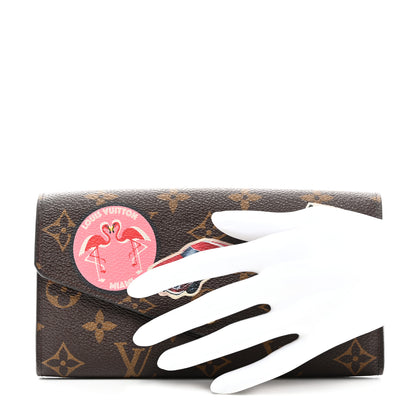 Louis Vuitton Monogram World Tour Sarah Wallet 2 of 6