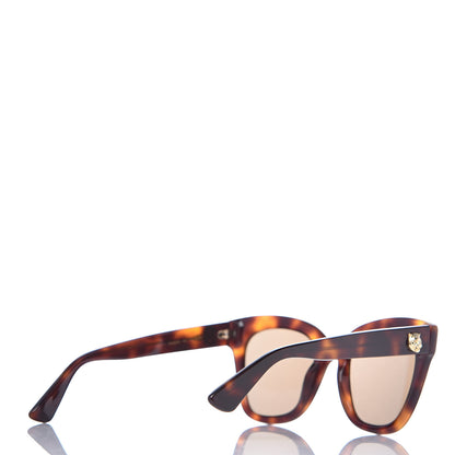 Gucci Acetate Square Frame Sunglasses GG0029S Tortoise 3 of 6