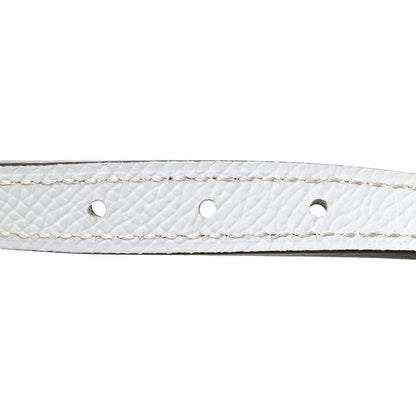 Hermes Epsom Swift 13mm H Medor Belt 70 28 White Etoupe 4 of 8