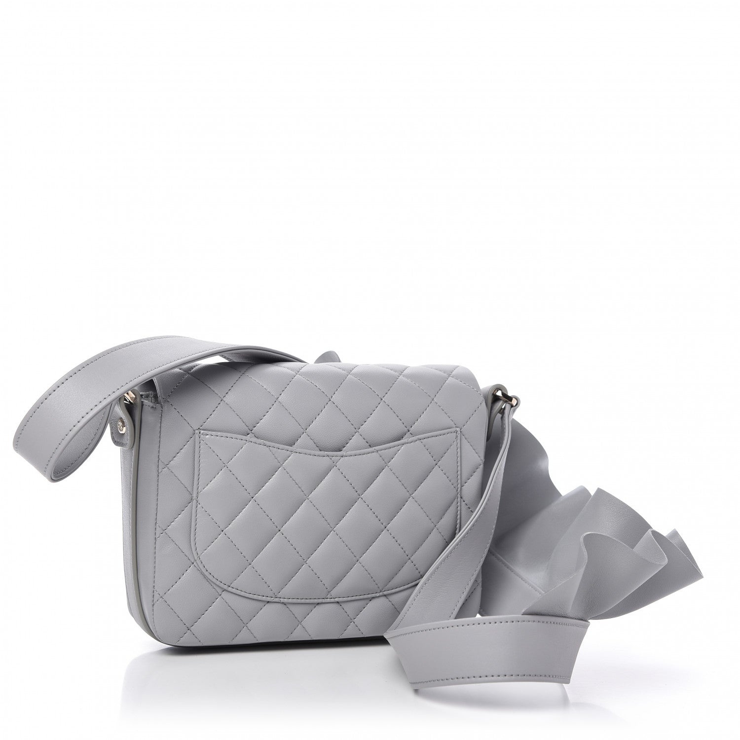 Chanel Calfskin Quilted Bolero De Chanel Flap Bag Grey 4 of 19