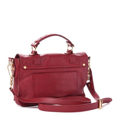 Proenza Schouler Lambskin Tiny PS1 Satchel Chianti 3 of 14