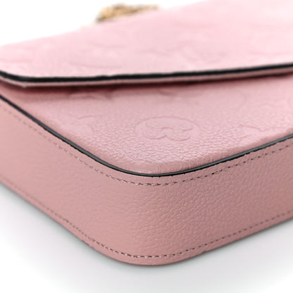 Louis Vuitton Empreinte Pochette Felicie Chain Wallet Rose Poudre 10 of 12