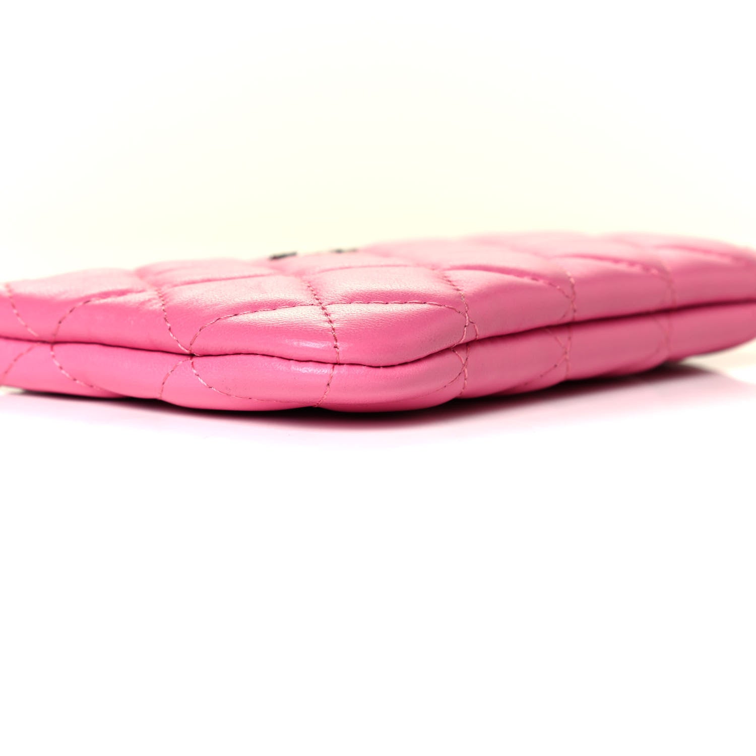 Chanel Lambskin Quilted Small Cosmetic Case Pink 6 of 7