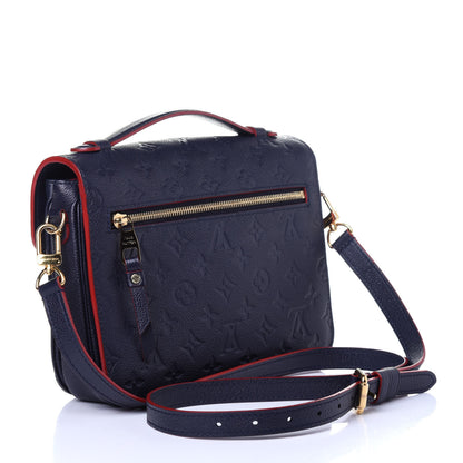 Louis Vuitton Empreinte Pochette Metis Marine Rouge 4 of 14