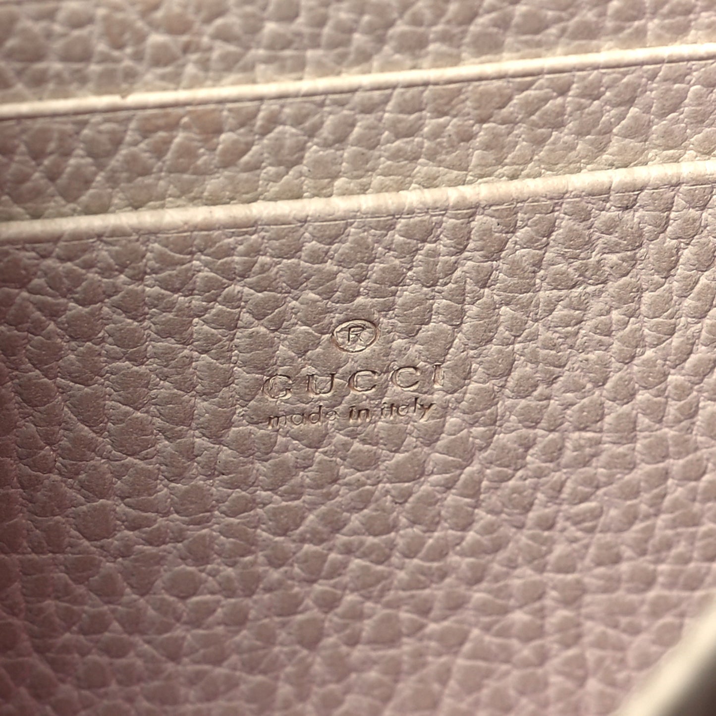 Dollar Calfskin Mini Dionysus Chain Wallet Mystic White