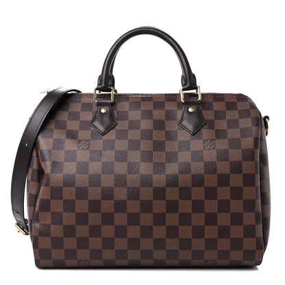 Louis Vuitton Damier Ebene Speedy Bandouliere 30 1 of 10