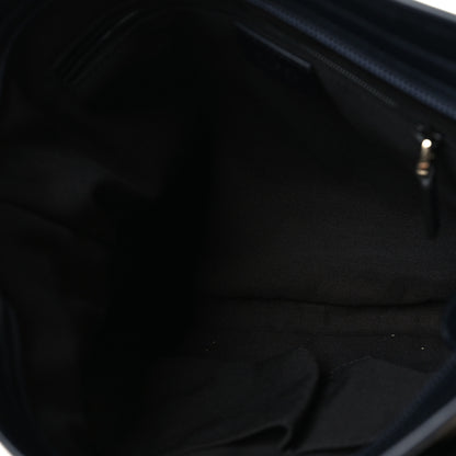 Gucci GG Supreme Monogram Web Flat Messenger Bag Navy 5 of 10