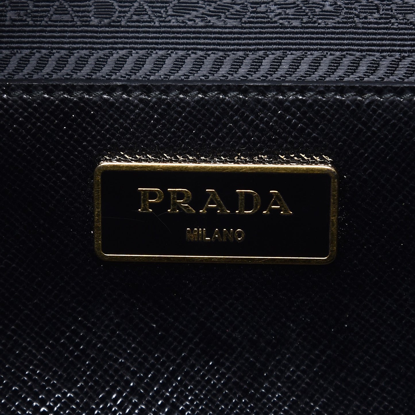 Saffiano Vernice Bauletto Black