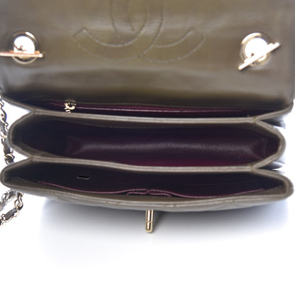 Chanel Lambskin Quilted Small Trendy CC Dual Handle Flap Bag Khaki 5 of 14