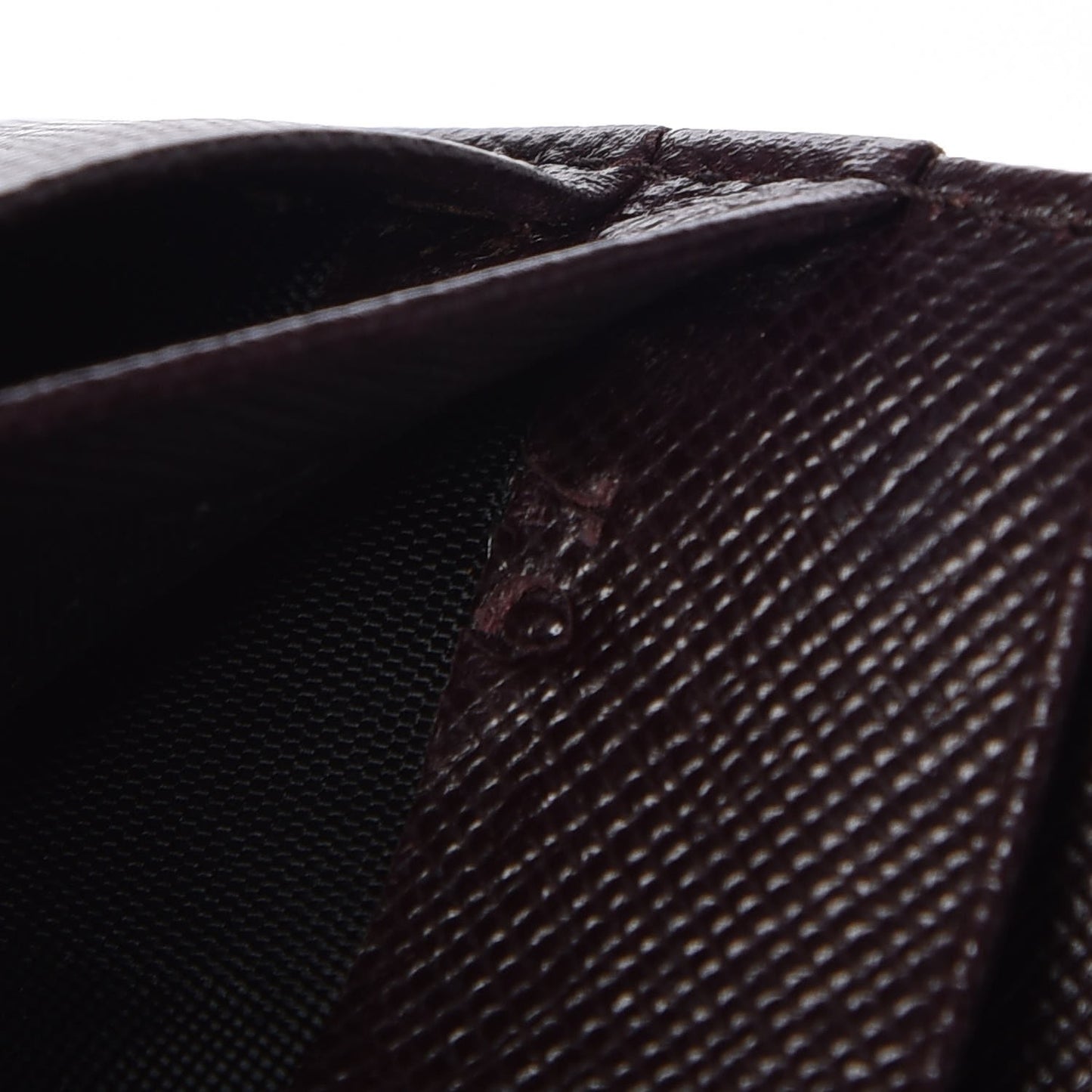 Tessuto Nylon Continental Flap Wallet Ebano
