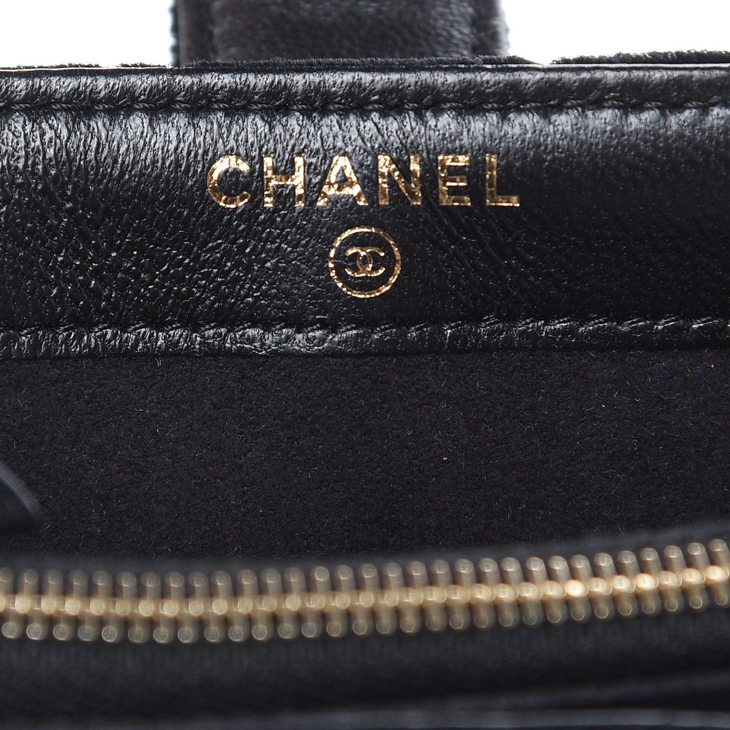 Velvet Quilted Small Clutch With Chain Black