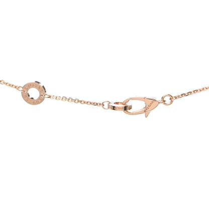 Bulgari 18K Rose Gold Diamond Black Onyx Divas' Dream Pendant Necklace 3 of 6