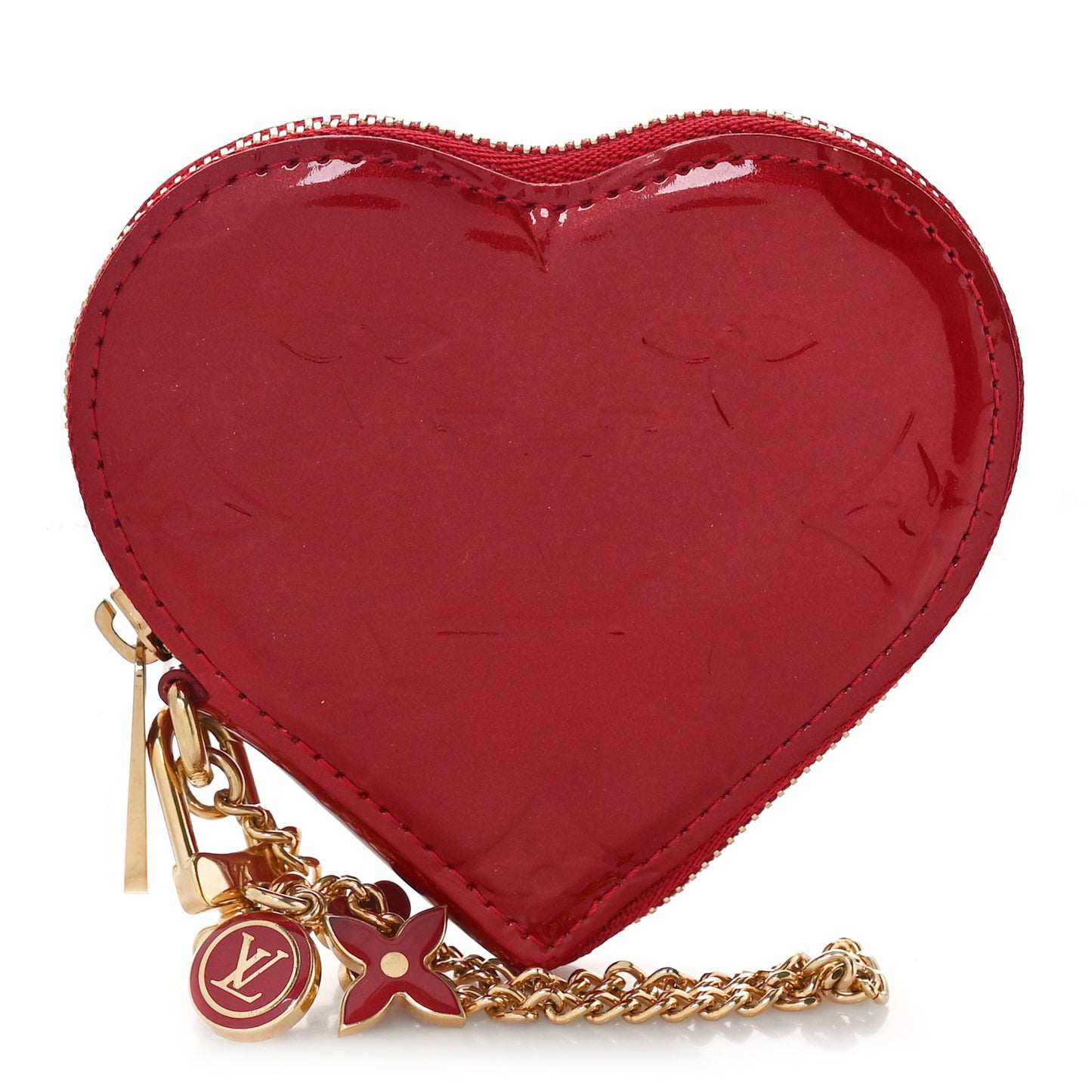 Vernis Coeur Heart Coin Purse Pomme D'Amour