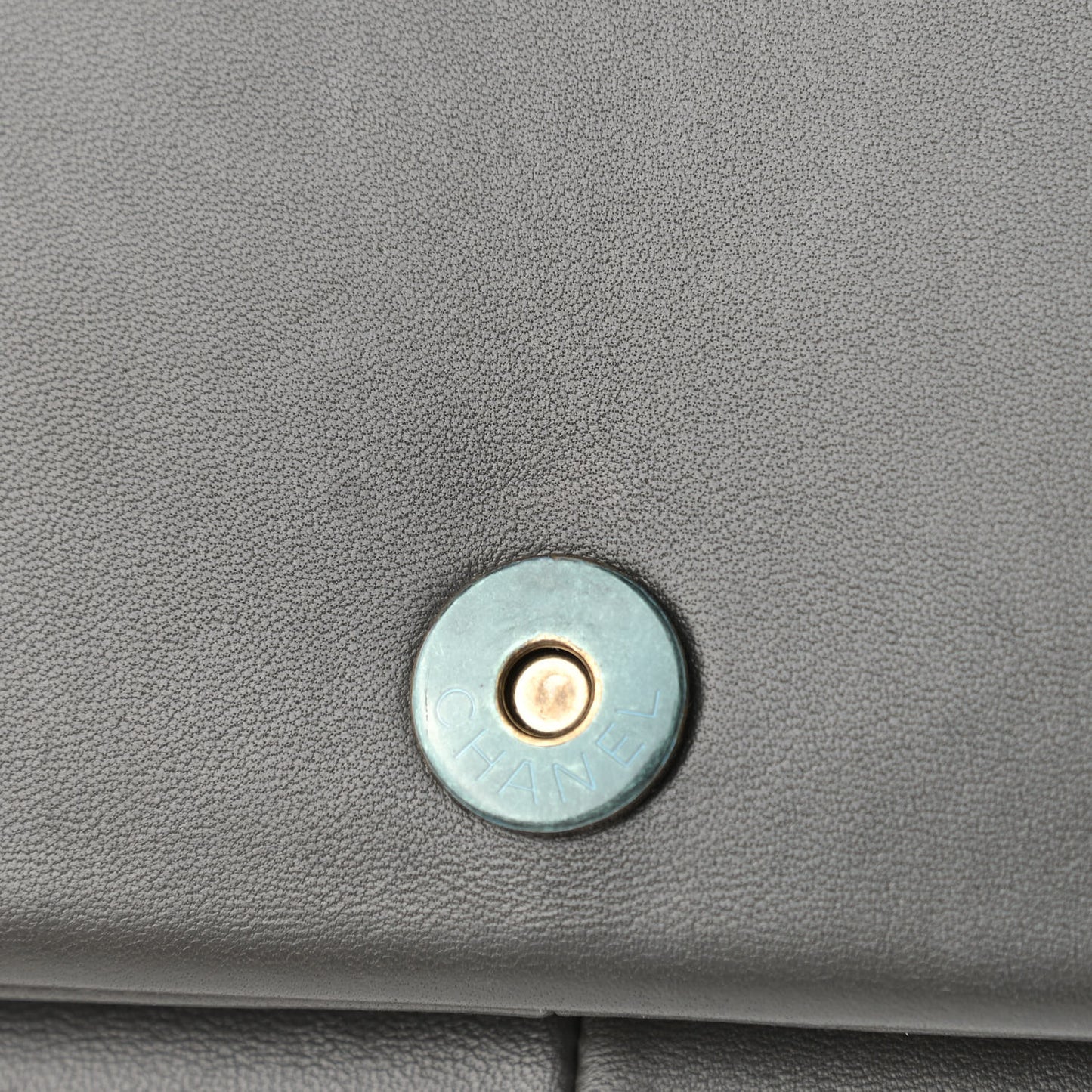 Lambskin CC Antico Flap Dark Khaki