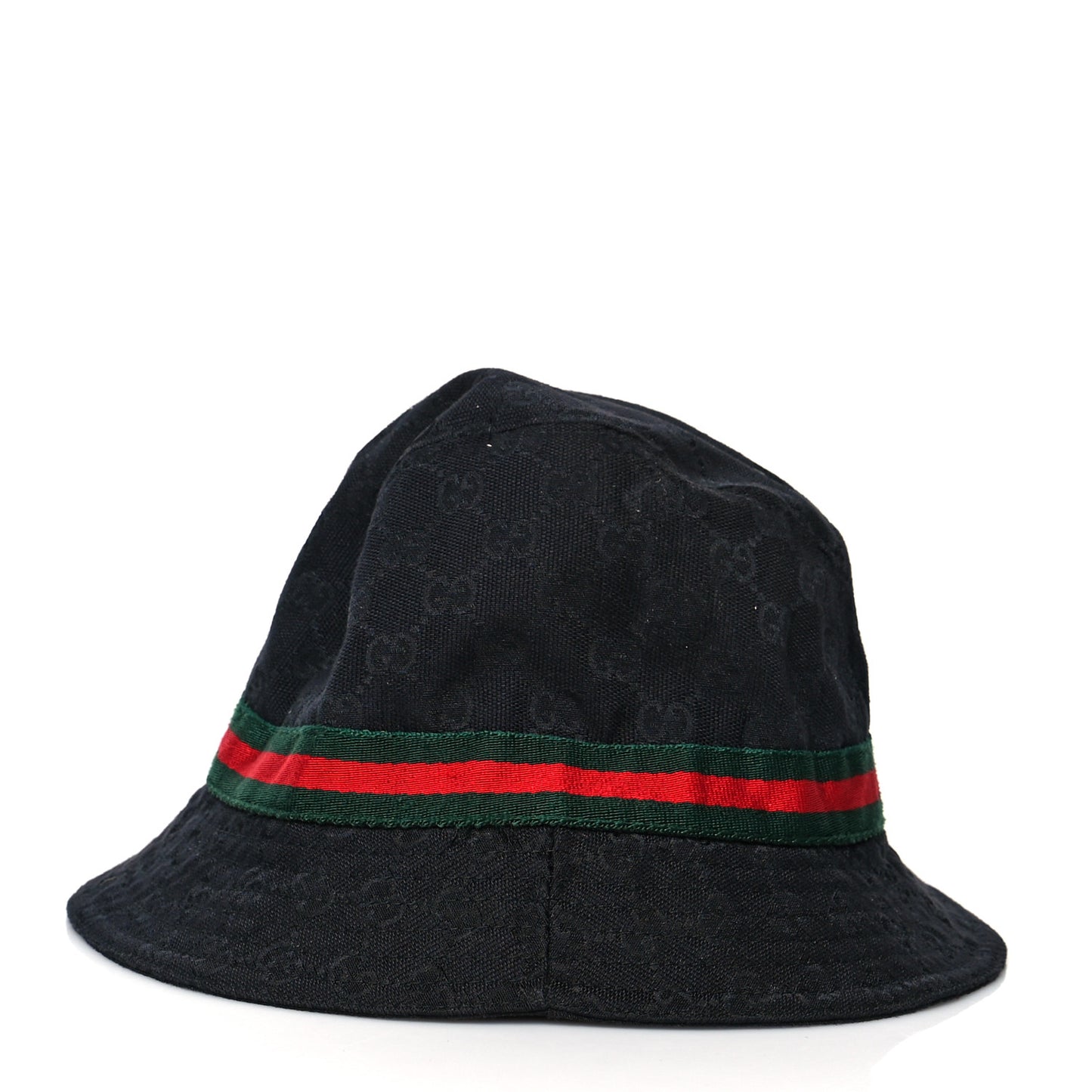 Monogram Web Bucket Hat S Black
