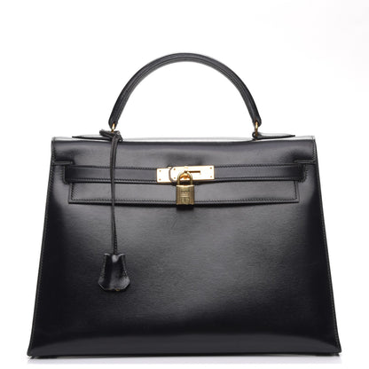 Hermes Box Kelly Sellier 32 Black 1 of 31